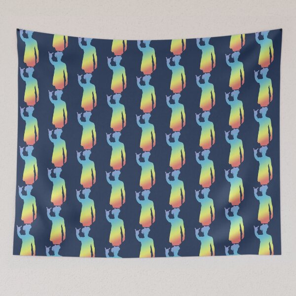 Item preview, Yungblud Silhouette (Rainbow gay pride flag) designed and sold by JOSEPHTSHOP.