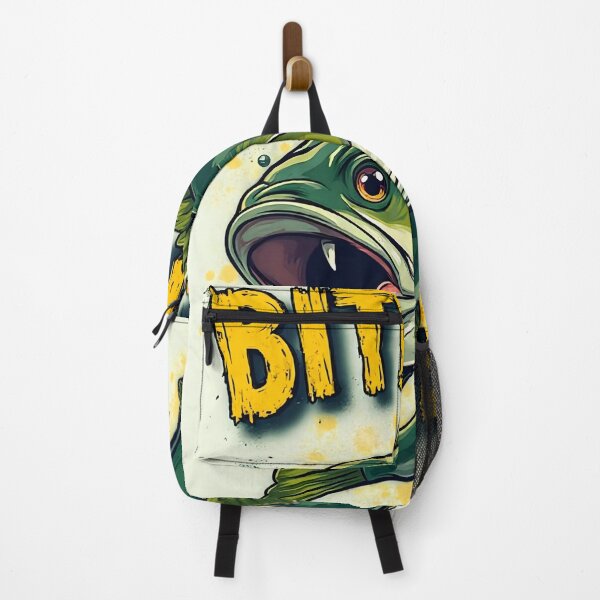 Item preview, Bite Me – Funny Cartoon Bass With Billy Bob Teeth designed and sold by Emilia-Design.
