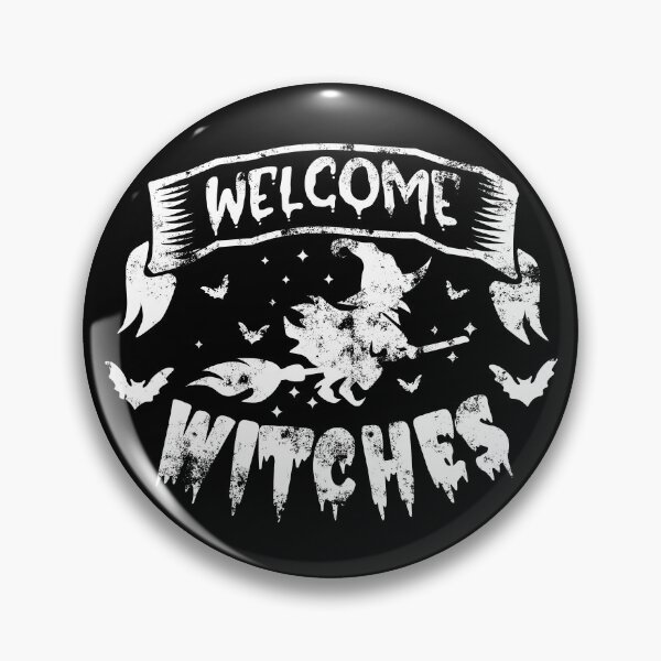 Item preview, white Welcome Witches designed and sold by AmelieDior.