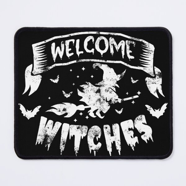 Item preview, white Welcome Witches designed and sold by AmelieDior.