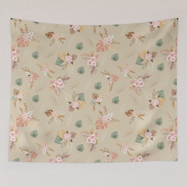Item preview, Pampas Grass & Flowers on Tan designed and sold by KSimpson838.