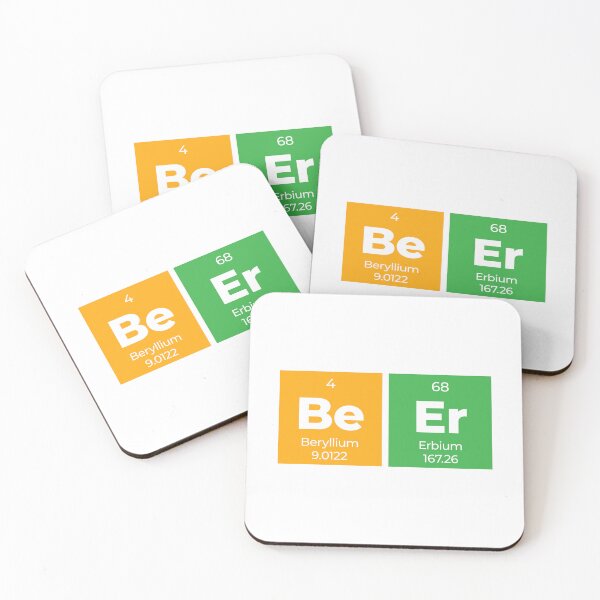 Item preview, Beer Periodic Table Design – Funny Science & Drinking Pun designed and sold by Rodney's Marketplace.