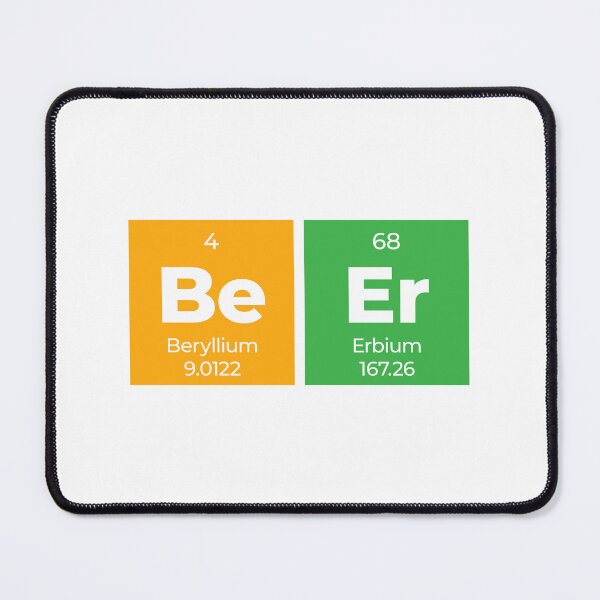 Item preview, Beer Periodic Table Design – Funny Science & Drinking Pun designed and sold by Rodney's Marketplace.