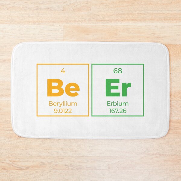 Item preview, Beer Periodic Table Design – Outline Science & Drinking Pun designed and sold by Rodney's Marketplace.