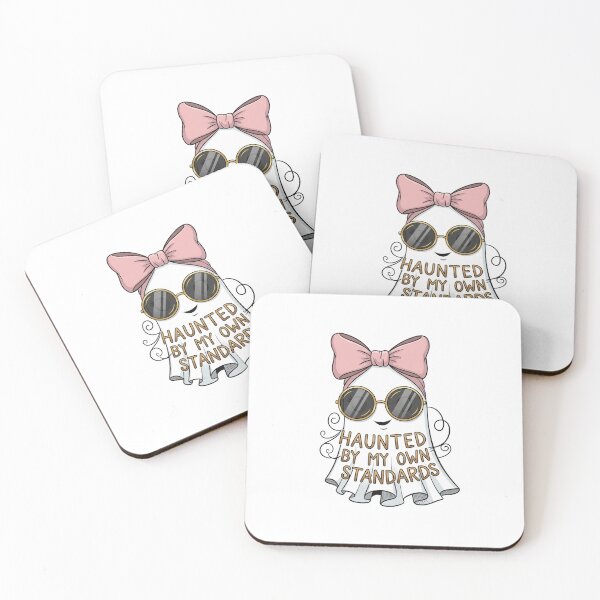 Item preview, Haunted by My Own Standards – Cute Ghost with Pink Bow & Sunglasses designed and sold by EVERYDAY HOLIDAY CO..