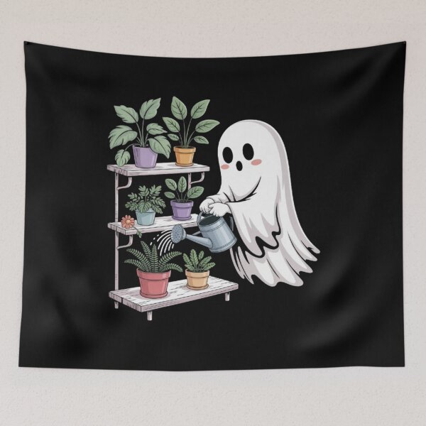 Item preview, Funny Ghost Plants Spooky Season Halloween designed and sold by BHMARTS.