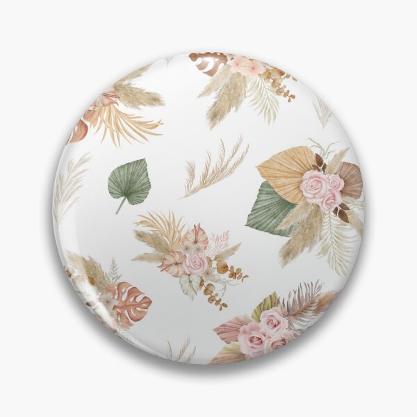 Item preview, Pampas Grass & Flowers on White designed and sold by KSimpson838.