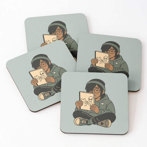 Item preview, Subtle Queer Quiet and Weird LGBTQ+ Introvert Character Sticker designed and sold by QueerCoreRiot.