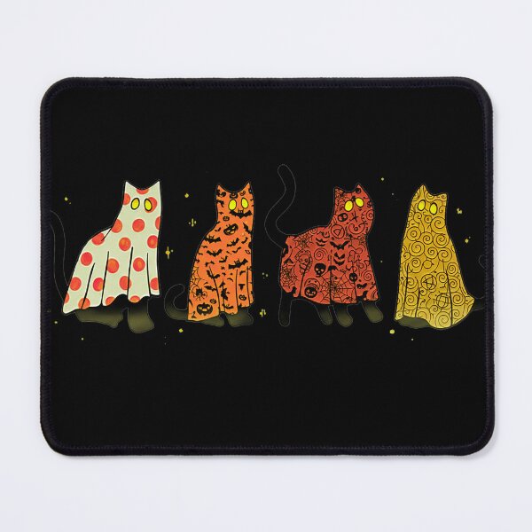 Item preview, Four Feline Friends: A Spooky Night Out. designed and sold by momoworlddesign.