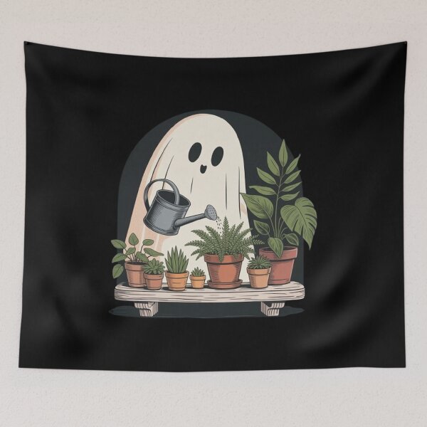 Item preview, Funny Ghost Plants Spooky Season Halloween designed and sold by BHMARTS.