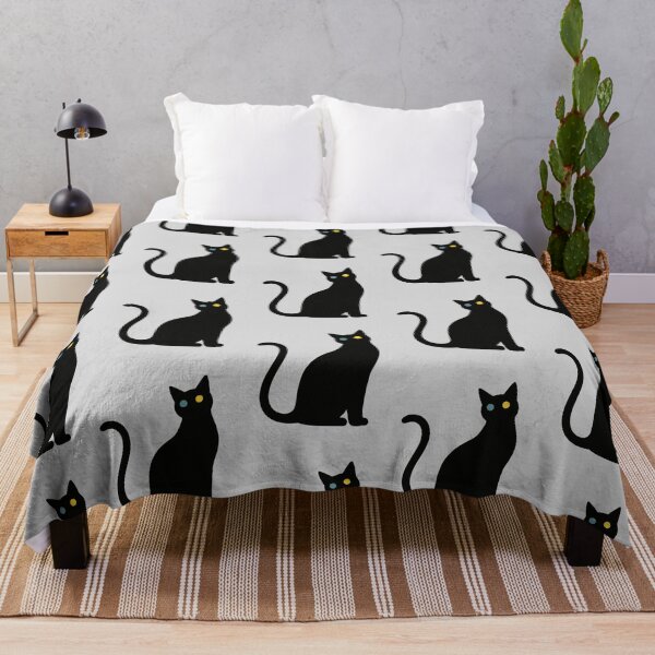 Item preview, Heterochromia Black Cat Artwork For Cat Lovers designed and sold by Shoot-The-Moon.