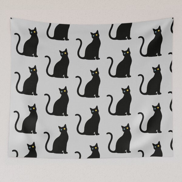 Item preview, Heterochromia Black Cat Artwork For Cat Lovers designed and sold by Shoot-The-Moon.