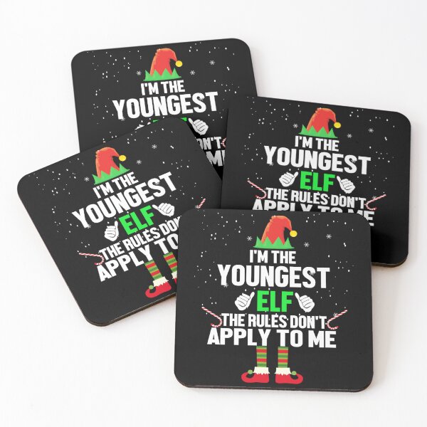 Item preview, I'm The Youngest Elf The Rules Don't Apply To Me designed and sold by MaryPadillapm.
