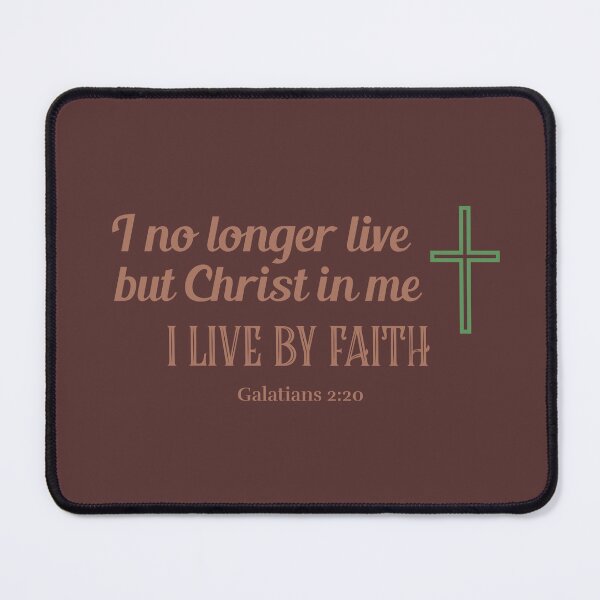 Item preview, I no Longer Live but Christ in Me Christian Design designed and sold by Dina's Digital Designs.