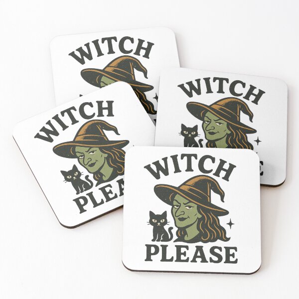 Item preview, Witch Please, Funny Halloween Witch, Black Cat Spooky designed and sold by OnaraDesign.