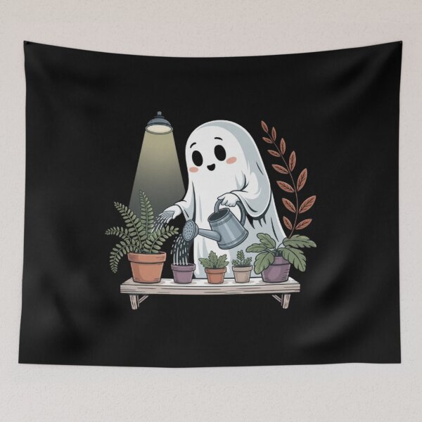 Item preview, Funny Ghost Plants Spooky Season Halloween designed and sold by BHMARTS.