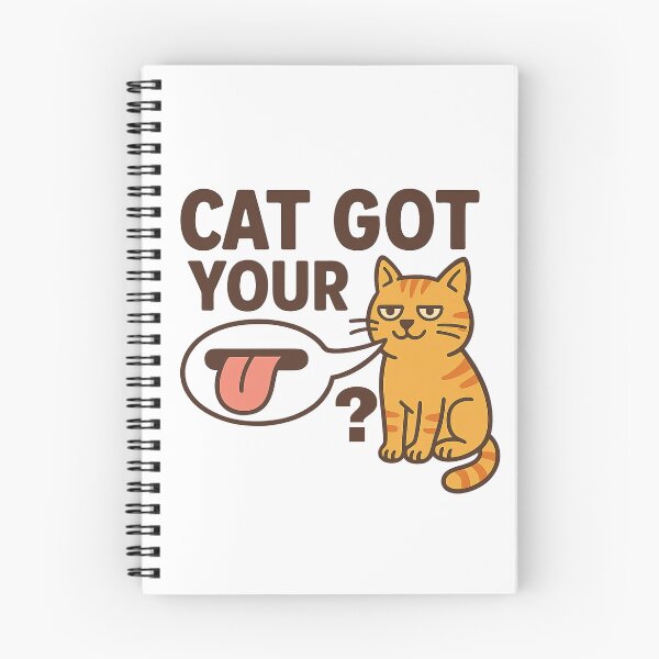 Item preview, Cat Got Your Tongue? Playful, Funny Idiom  designed and sold by CulturalCurios.