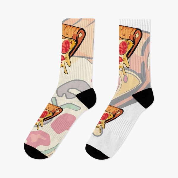 Item preview, Melting Cheese Pizza Slice Illustration Delicious Food Art designed and sold by jayson salvador.