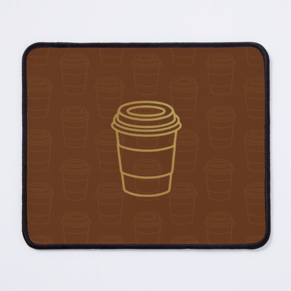 Item preview, Coffee Cup Pattern (Brown Background) designed and sold by imperiumpublicitario .