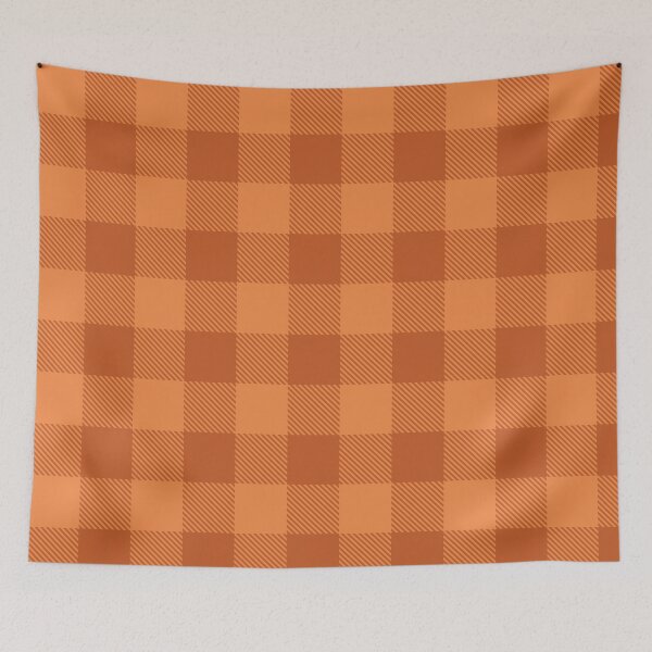 Item preview, Pumpkin Spice Gingham Pattern designed and sold by getpund.
