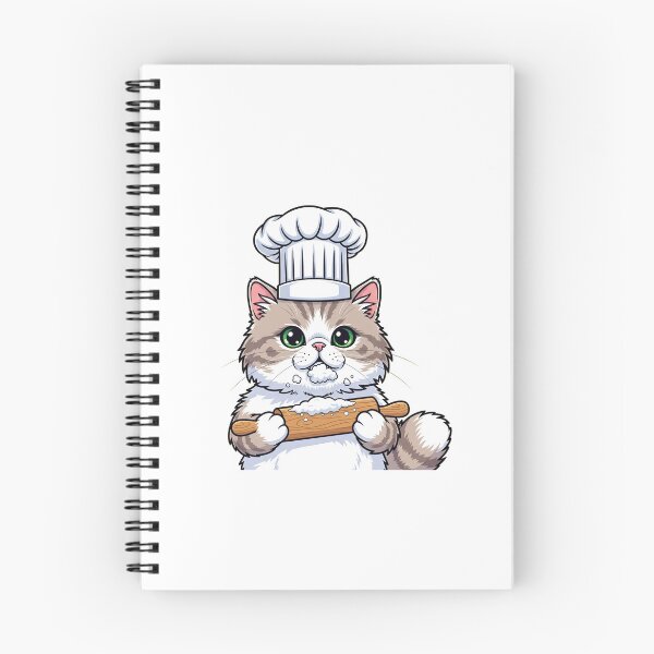 Item preview, Cartoon Cat Chef Illustration | Adorable Kitten Baking Art designed and sold by Apex Designs.
