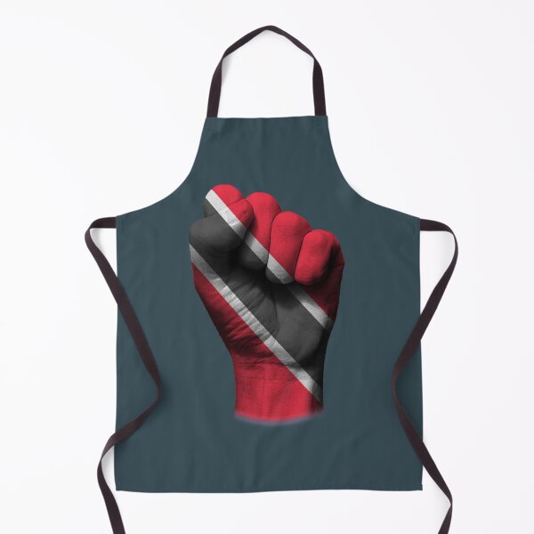 Item preview, Flag of Trinidad and Tobago on a Raised Clenched Fist designed and sold by Candyfusion.