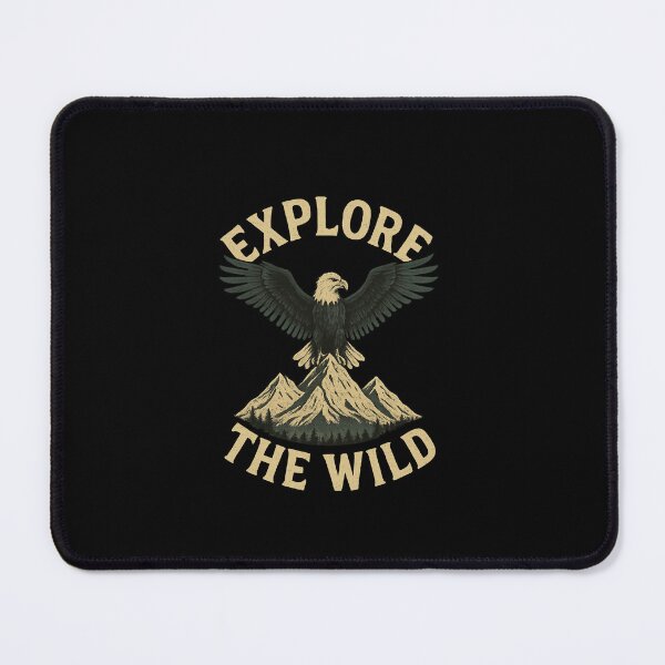 Item preview, Explore The Wild – Vintage Eagle Adventure Design designed and sold by elmagic1.