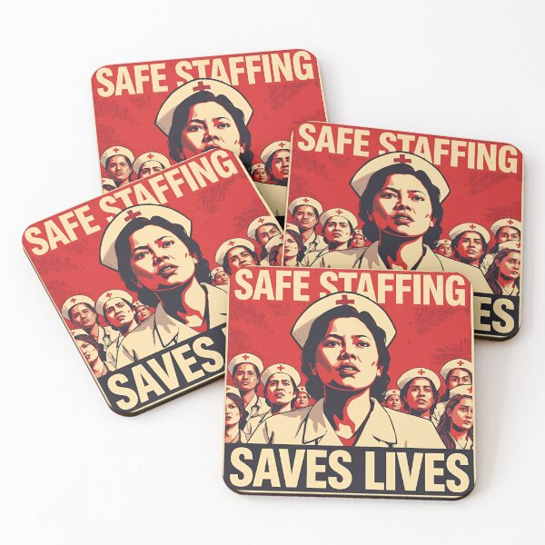 Item preview, Safe Staffing Saves Lives designed and sold by zingbing.