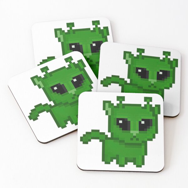 Item preview, Zip Zap Pixel Alien Cat Meme designed and sold by StephenAlvarez.