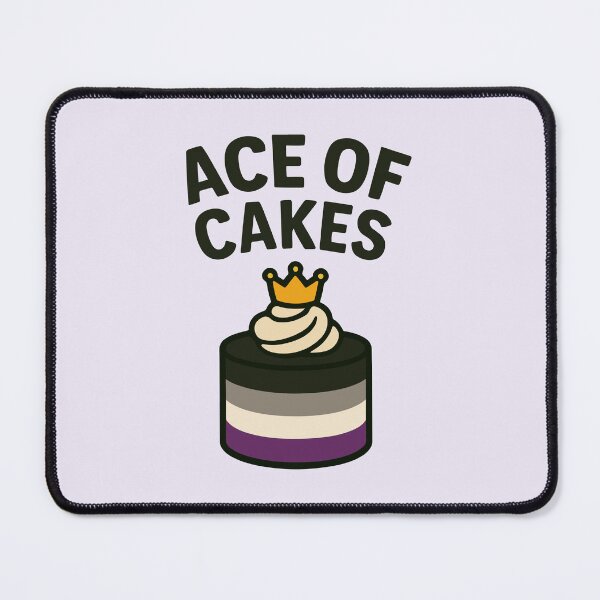 Item preview, Ace of Cakes – Asexual LGBTQ Pride Identity Visibility designed and sold by QueerCoreRiot.