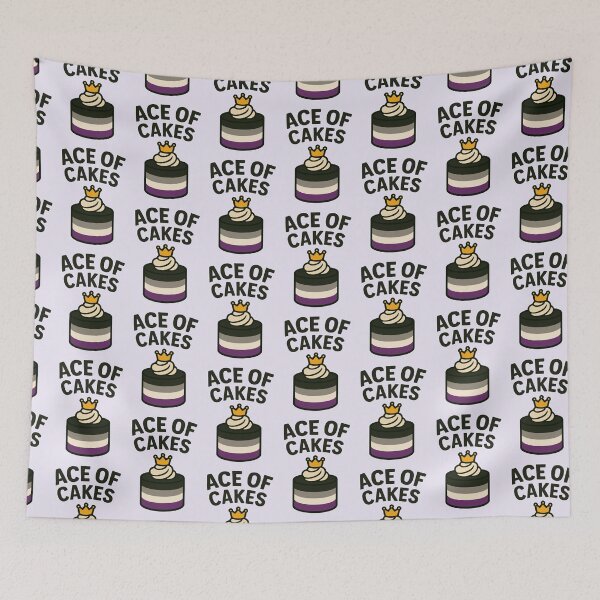 Item preview, Ace of Cakes – Asexual LGBTQ Pride Identity Visibility designed and sold by QueerCoreRiot.