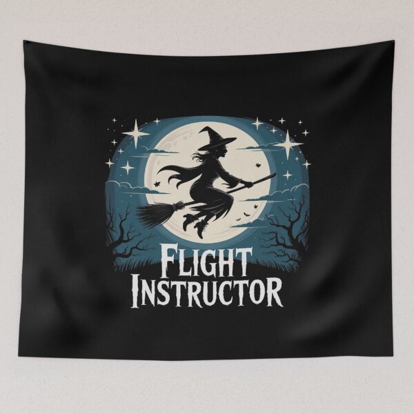 Item preview, Flight Instructor Witch Riding Halloween Costume designed and sold by BHMARTS.