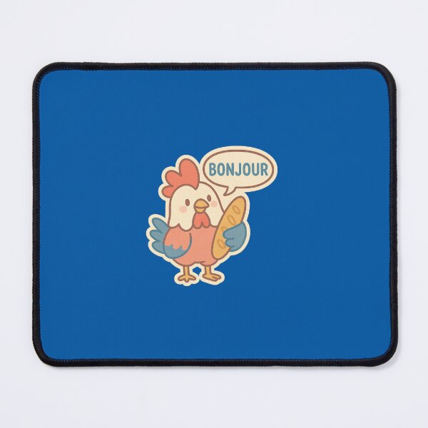 Item preview, Bonjour Cute French Rooster Cartoon Design designed and sold by CatoVerres.