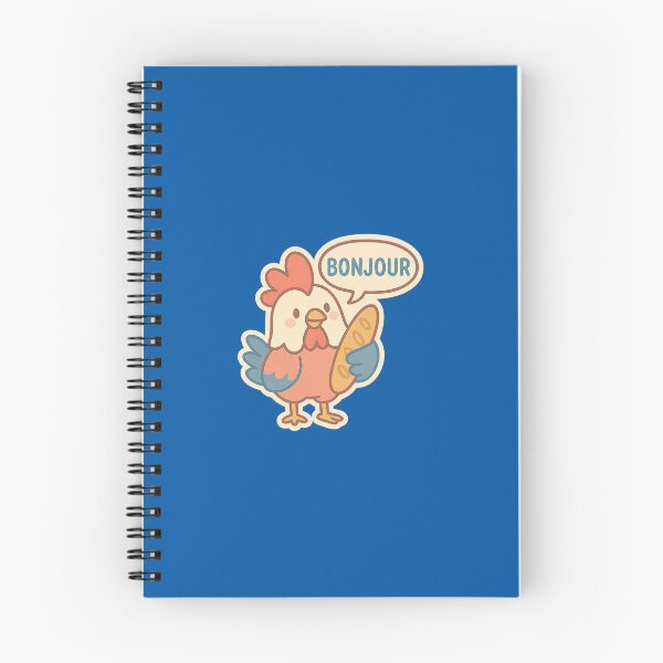 Item preview, Bonjour Cute French Rooster Cartoon Design designed and sold by CatoVerres.