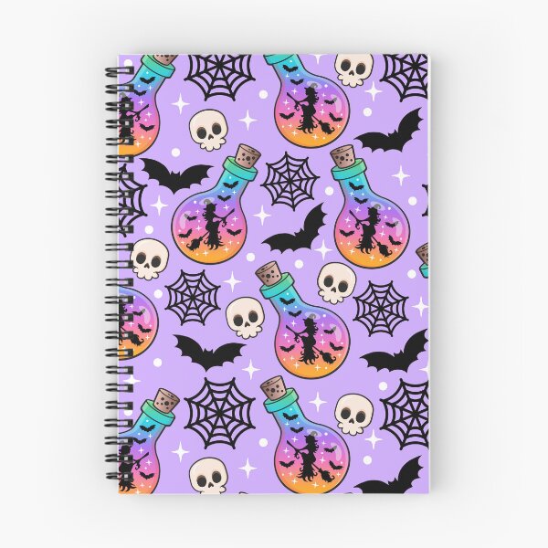 Item preview, Halloween Witch Potion Seamless Pattern - Pastel Goth designed and sold by GlitterArtySVG.