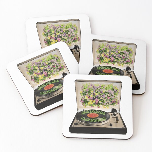 Item preview, Floral Rhythms – Vinyl Record with Blooming Flowers designed and sold by DonneeCreations.