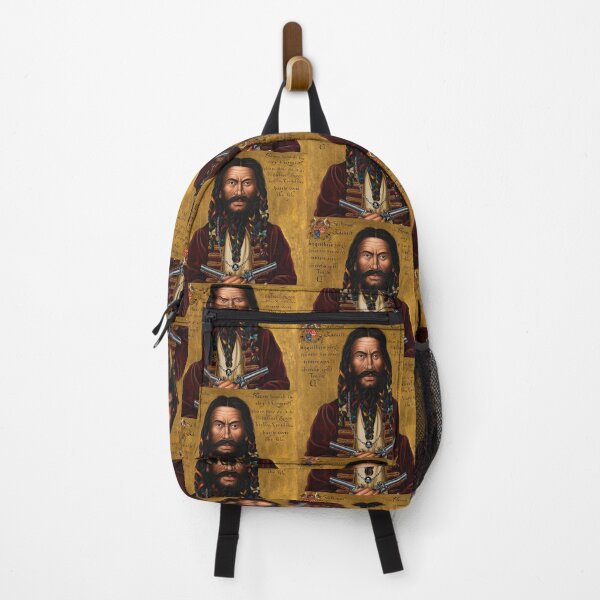 Item preview,  Black Beard Edward Teach Pirate of the Caribbean vintage portrait art designed and sold by Vintage Designs +.