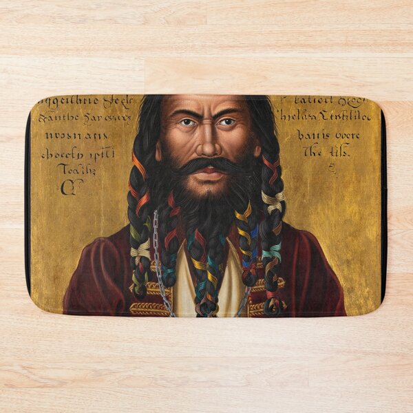 Item preview,  Black Beard Edward Teach Pirate of the Caribbean vintage portrait art designed and sold by Vintage Designs +.