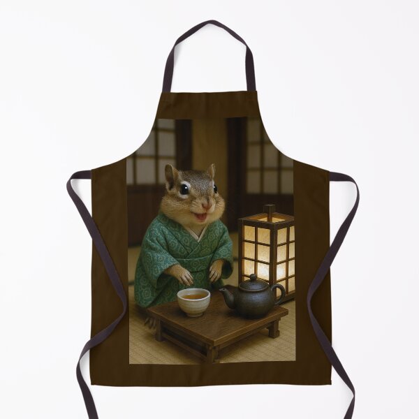 Aperçu de l'œuvre Chipmunk prend le thé dans la salle Tatami créée et vendue par Tridentulus.