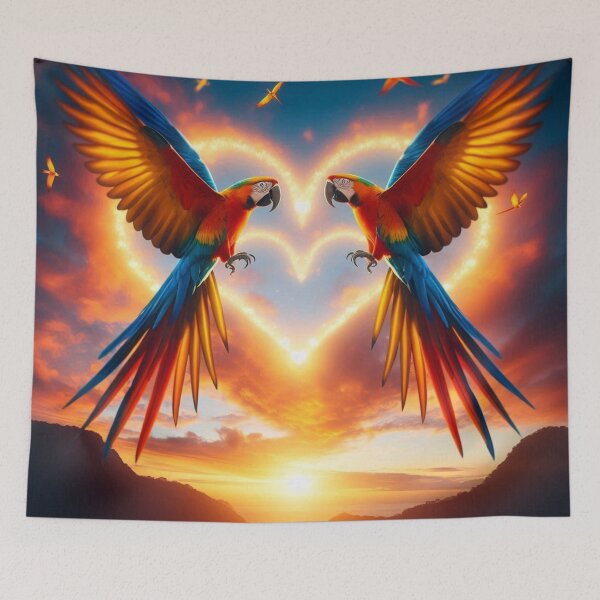 Item preview, Love Macaws designed and sold by Fazube.