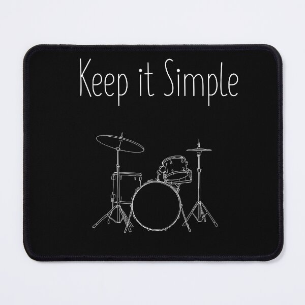 Item preview, Keep It Simple. Play Drums designed and sold by Rhythm Thru Art .