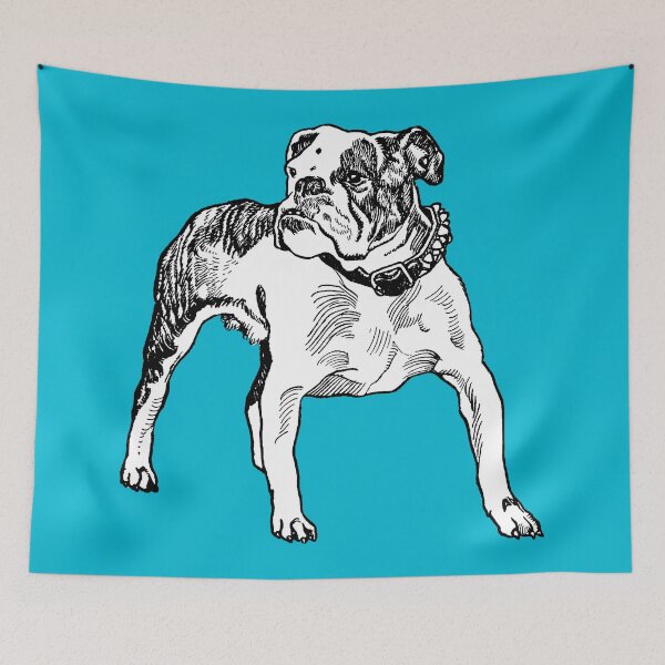 Item preview, Art Nouveau Deco Jugendstil English Bulldog Moriz Jung designed and sold by Pixelchicken.