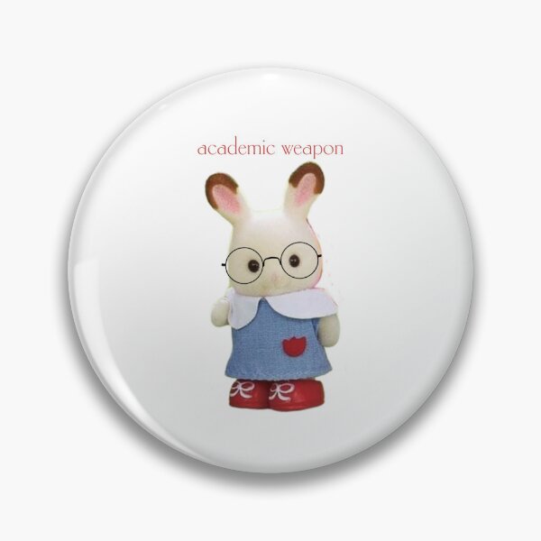 Item preview, Academic Weapon Calico Critter bunny designed and sold by unequivocallyso.