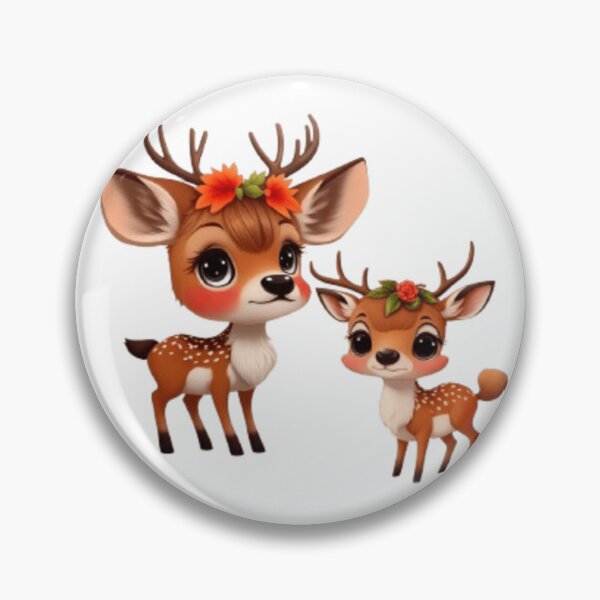 Item preview, Floral deer sticker designed and sold by Vegasstickers.