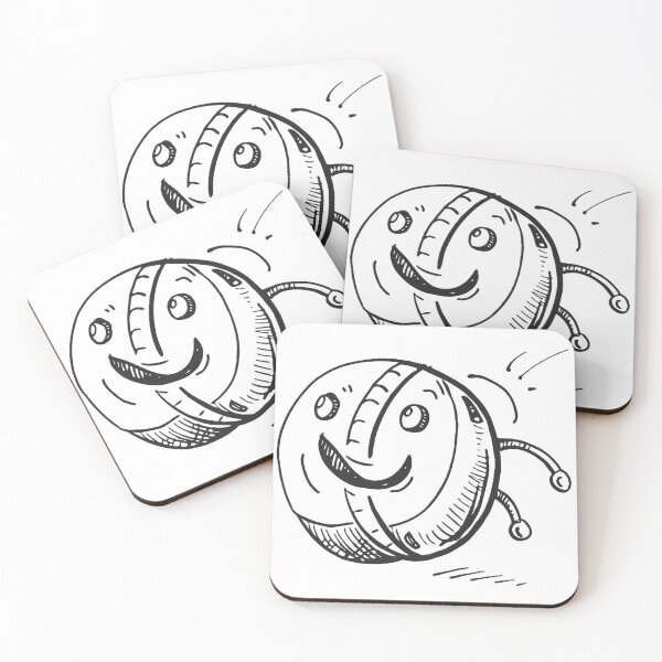 Item preview, Ball Cartoon Characters Vibrant Animated Illustrations Art Colors designed and sold by ART ATTACK ZONE.