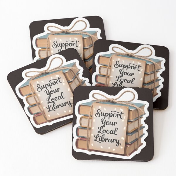 Item preview, Support Your Local Library Books Reading Librarian Bookshelf designed and sold by sadedream.