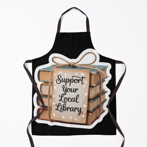Item preview, Support Your Local Library Books Reading Librarian Bookshelf designed and sold by sadedream.