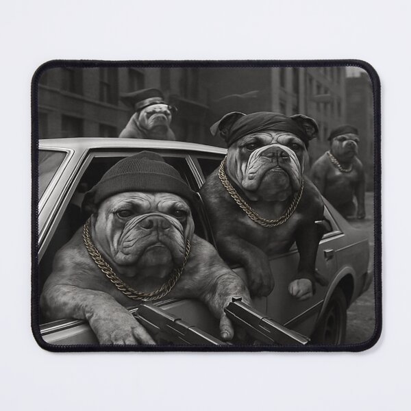 Item preview, Funny Gangster Dogs Street  designed and sold by BASKF.