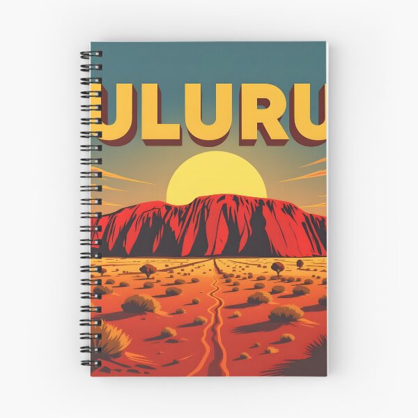 Item preview, Uluru: Vintage-Style Painterly Travel Poster designed and sold by LSVart.