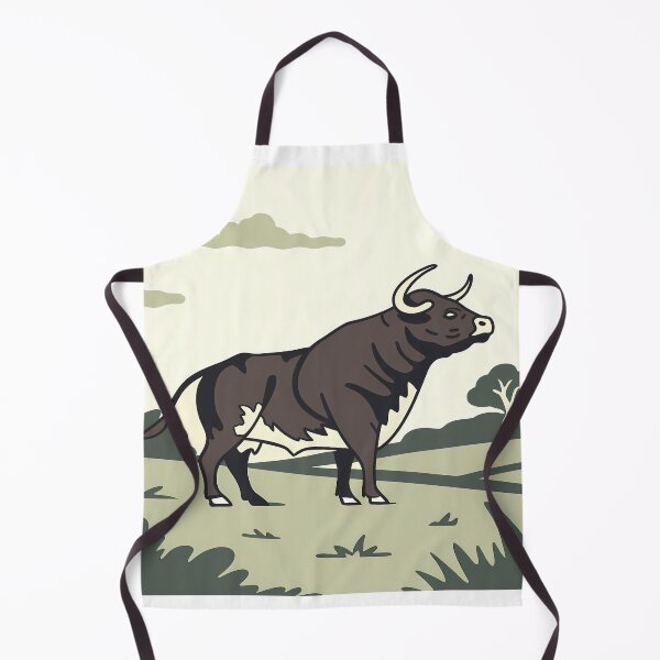 Item preview, Bull Cartoon Characters Vibrant Animated Illustrations Art Colors designed and sold by ART ATTACK ZONE.